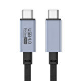 Coofbe Jasoz 1Mt E-Marker Çip Thunderbolt USB4.0 PD 240W Şarj Kablosu 8K 60hZ Görüntü Aktarım 40Gbps