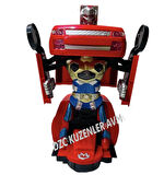 TRANSFORMERS ÇARP DÖN PİLLİ OTOMATİK ROBOTA DÖNÜŞEN TOGG SESLİ JİP OYUNCAK 24CM RANGE ROVER