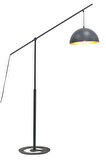 Pulchino Antrasit/Gri Boyalı Lambader PLC-1215-L-GR