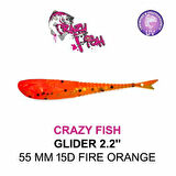CRAZY FISH GLIDER 2.2'' / 55 MM SAHTE SİLİKON