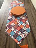 MOTİFLİ MOROCCAN DESENLİ RUNNER & SUPLA