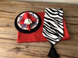 SOFRA SUNUM SETİ ZEBRA DESENLİ