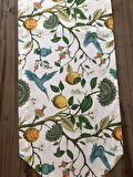 SİNEK KUŞU VE LİMON AĞACI DESENLİ RUNNER