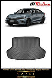 Rizline Honda Civic Sedan 2023 Model 3D Bagaj Havuzu