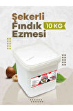 Doğal Şekerli Fındık Ezmesi Atıştırmalık Kahvaltılık Sürülebilir %80 Fındık %20 Şeker 10 Kg