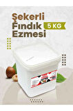 Doğal Şekerli Fındık Ezmesi Atıştırmalık Kahvaltılık Sürülebilir %80 Fındık %20 Şeker 5 Kg