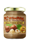Doğal Ballı Fındık Ezmesi Katkısız Atıştırmalık Kahvaltılık Sürülebilir 1.kalite 350gr Cam Kavanoz