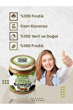 Doğal Şekersiz Fındık Ezmesi Katkısız Atıştırmalık Kahvaltılık Sürülebilir %100 Fındıklı 350gr