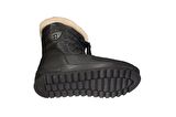 YAZKIŞ Kadın Siyah içi Polar Termo Kaymaz Taban Yandan Fermuarlı Kar Botu