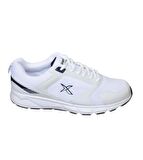 KİNETİX Erkek Beyaz Siyah Gri Fileli Sneaker Spor Yürüyüş Ayakkabısı