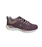 LUMBERJACK Kadın Mor Bağcıklı Memory Taban Sneaker Spor Ayakkabı