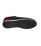 M.P Erkek Siyah Fileli  Bağcıklı Comfort Düz Taban Sneacer Spor Ayakkabı