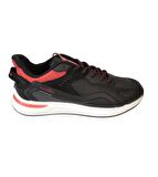 KİNETİX Erkek Siyah Gri Kırmızı Sneaker Spor Yürüyüş Ayakkabısı
