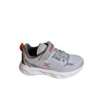 KİNETİX Erkek Çocuk Siyah Gri Cilt Çırtlı Sneaker Spor Yürüyüş Ayakkabısı