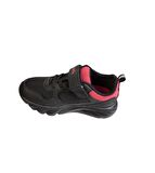 KİNETİX Erkek Çocuk Siyah Gri Çırtlı Comfort Rahat Taban Sneaker Spor Ayakkabı