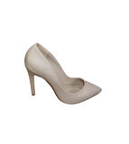 YAZKIŞ Kadın Siyah Ten Cilt 10cm ince Topuklu Stiletto Ayakkabı