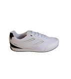 KİNETİX Erkek Beyaz Fileli Bağcıklı Düz Taban Sneaker Spor Ayakkabı