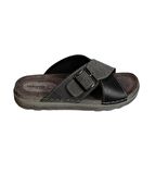 GEZER Erkek Gri Tokalı Comfort Taban  40-46 Numara Terlik