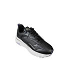 KİNETİX Kadın Siyah Kalın Taban Sneaker Yürüyüş Günlük Spor Ayakkabı