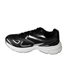 JUMP Erkek Beyaz Siyah Kalın Taban Sneaker Spor Ayakkabı