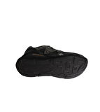 YAZKIŞ Kadın Siyah Beyaz Fileli Yanları ve Dili Taşlı Kalın Taban Fashıon Günlük Spor Ayakkabı