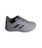 JUMP Kadın Beyaz Gri Siyah Fileli Memory Konfor Taban Sneaker Spor Ayakkabı