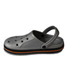 YAZKIŞ Erkek Gri Doktor Hemşire Aşcı Önü Kapalı Delikli Arkadan Geçmeli Terlik Sandalet