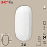 Ct-7059 Cata Pisa Led Armatür 25 Watt 6500K Beyaz Işık