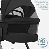 Maxi-Cosi Fame Yatış Pozisyonu Ayarlanabilir Ekstra Geniş 0-9 kg Portbebe Twillic Black