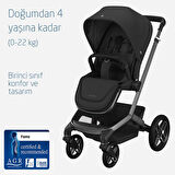 Maxi-Cosi Fame Led Işıklı Entegre Telefon Şarj Üniteli Premium Bebek Arabası Twillic Black
