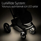 Maxi-Cosi Fame Led Işıklı Entegre Telefon Şarj Üniteli Premium Bebek Arabası Twillic Black