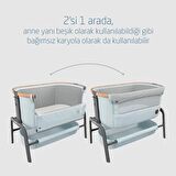 Maxi Cosi Iora Katlanabilir Anne Yanı Beşik Beyond Grey Eco