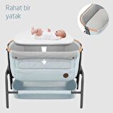 Maxi Cosi Iora Katlanabilir Anne Yanı Beşik Beyond Grey Eco