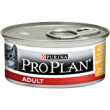 Pro Plan Tavuklu Yetişkin Kedi Konserve Maması 85 Gr 12 Adet