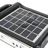 TechTic Kamp Lambası Solar El Feneri Güneş Enerjili Kamp Feneri Şarjlı Powerbank Kamp Çadır Lambası