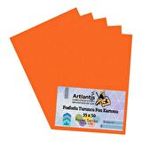 Fon Kartonu Fosforlu Turuncu 35x50 5 Adet Artlantis Fosforlu Fon Kartonu Turuncu 35*50 5 Adet