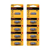 Pil 23 A Araba Garaj Kumanda Pili 12 Volt 2 Paket 5 li Kodak 23A Alkalin Kumanda Pili