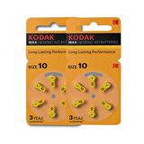 P 10 İşitme Cihaz Pili No 10 6'lı 2 Paket Kodak Kulak Cihazı Pili 6'lı 2 Paket