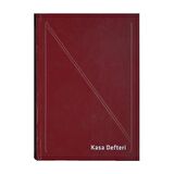 Kasa Defteri Bordo 17x24 160 Yaprak 1 Adet Artlantis Hesap Defteri 17*24 160 Yaprak 1 Adet