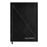 Kasa Defteri Siyah 20x28 160 Yaprak 1 Adet Artlantis Hesap Defteri 20*28 160 Yaprak 1 Adet