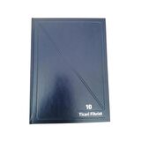 Fihrist Ticari 10'lu 20x28 Lacivert Cilt Bezli 1 Adet Artlantis Ticari Firhist Lacivert 20*28
