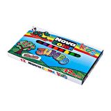 Jumbo Mum Boya Üçgen 12 Renk Karton Kutu 12 Renk Crayon Novacolor Jumbo Üçgen Mum Boya 12 Renk