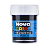 Cam Boyası Vitray Boyası 25 ml 1 Adet Nova Color Su Bazlı Renkli Cam Vitray Boyası 1 Adet 25 ml