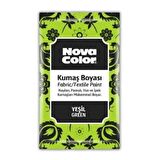 Yeşil Kumaş Boyası Toz 12 gr 1 Adet Nova Color Toz Kumaş Boyası Yeşil Kot Pantalon Gömlek Tişört Tekstil Kumaş Boyası 1 Adet