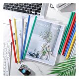 A-4 5'Lİ Yandan Sürgülü Sıkıştırmalı Dosya 1 Paket Artlantis A4 5 Renk Sıkıştırmalı Dosya 1 Paket