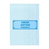 Karar Defteri Numaralı 22x32 40 Yaprak Artlantis Karar Defteri Karton Kapak 1 Adet