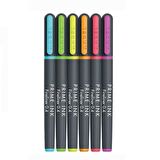 Fineliner 6 Lı Neon İnce Uçlu Kalem Prime Ink 6 Renk 1 Paket