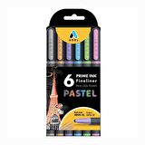 Fineliner 6 Lı Pastel İnce Uçlu Kalem Prime Ink 6 Renk 1 Paket