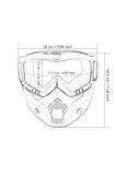TEX710 JET MASKE BİSİKLET-MOTORSİKLET-KAYAK ÇOK AMAÇLI MASKE