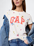 Gap Logo T-Shirt V-Ss Logo Classic Tee Kadın 729555015 Tişört